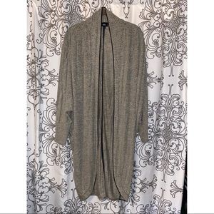 Mossimo tan and black long bat wing cardigan